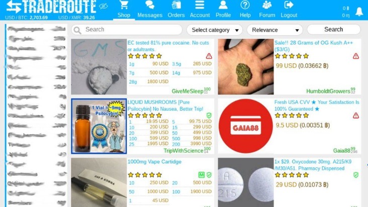 black market darknet