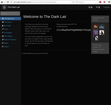dark web search engine